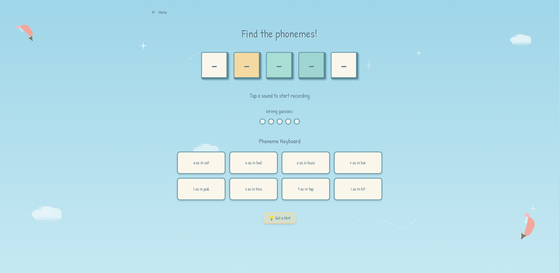 Farabi pronunciation app challenge redesign